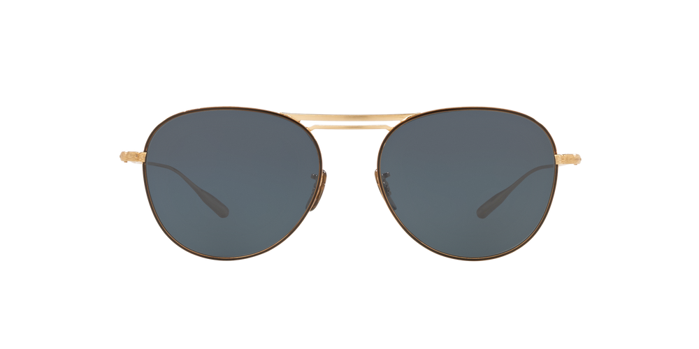 Oliver Peoples Cade-J with Gold/Black frame and Blue lenses - image 2