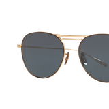 Oliver Peoples Cade-J with Gold/Black frame and Blue lenses - Variant