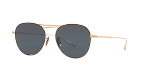Oliver Peoples Cade-J with Gold/Black frame and Blue lenses - image 1