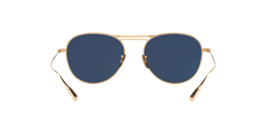 Oliver Peoples Cade-J con montatura Oro/Nero e lenti  Blu - immagine 4