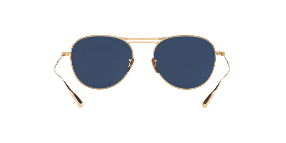 Oliver Peoples Cade-J with Gold/Black frame and Blue lenses - image 4