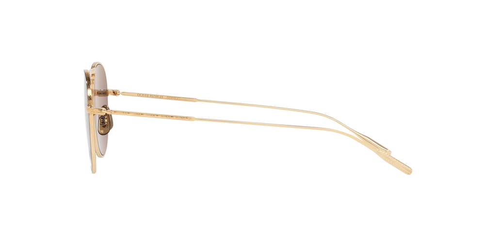 Oliver Peoples Cade-J with Brushed Gold/Brown frame and Blue lenses - image 3