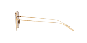 Oliver Peoples Cade-J with Brushed Gold/Brown frame and Blue lenses - Image 3