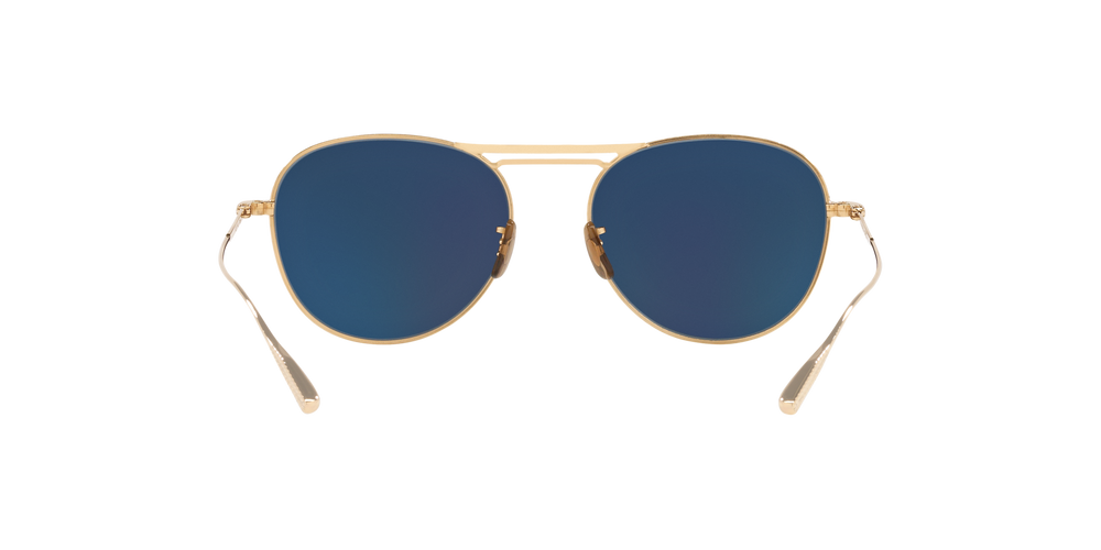 Oliver Peoples Cade-J con montatura Oro spazzolato/Marrone e lenti  Blu - immagine 4