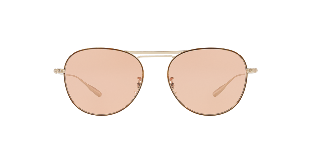 Oliver Peoples Cade-J avec une monture Argent et des verres Rose - L'image 2
