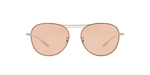 Oliver Peoples Cade-J avec une monture Argent et des verres Rose - L'image 2