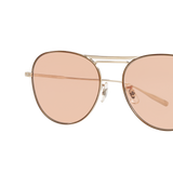 Oliver Peoples Cade-J avec une monture Argent et des verres Rose - Variant