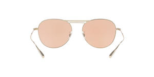 Oliver Peoples Cade-J avec une monture Argent et des verres Rose - L'image 4