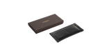 Oliver Peoples Genuine Leather Clip Case avec une monture Noir et des verres unknown lenses - Variant