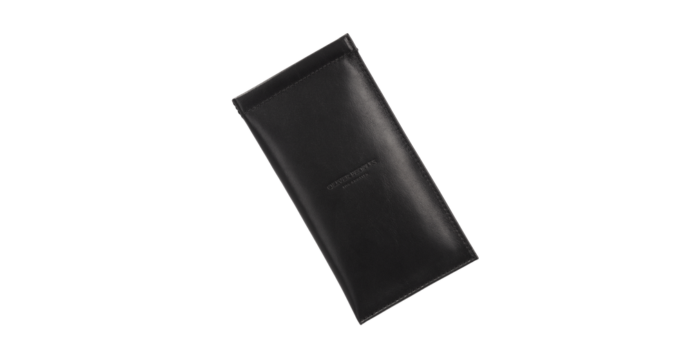 Oliver Peoples Genuine Leather Case con montura Negro y lentes unknown lenses - El 2