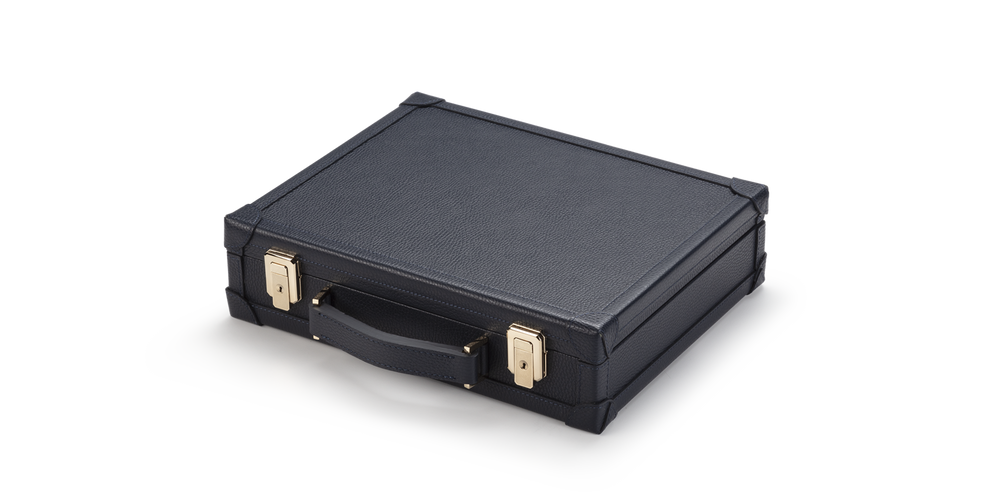 Visiter Oliver Peoples Genuine Leather Eight Frame Trunk - image 2