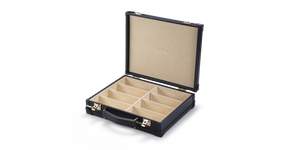 Visit Oliver Peoples Genuine Leather Eight Frame Trunk - Image 1