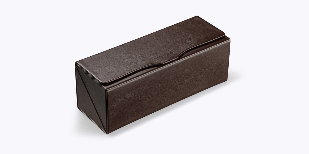 Visit Oliver Peoples Genuine Leather Two Frame Case - image 3