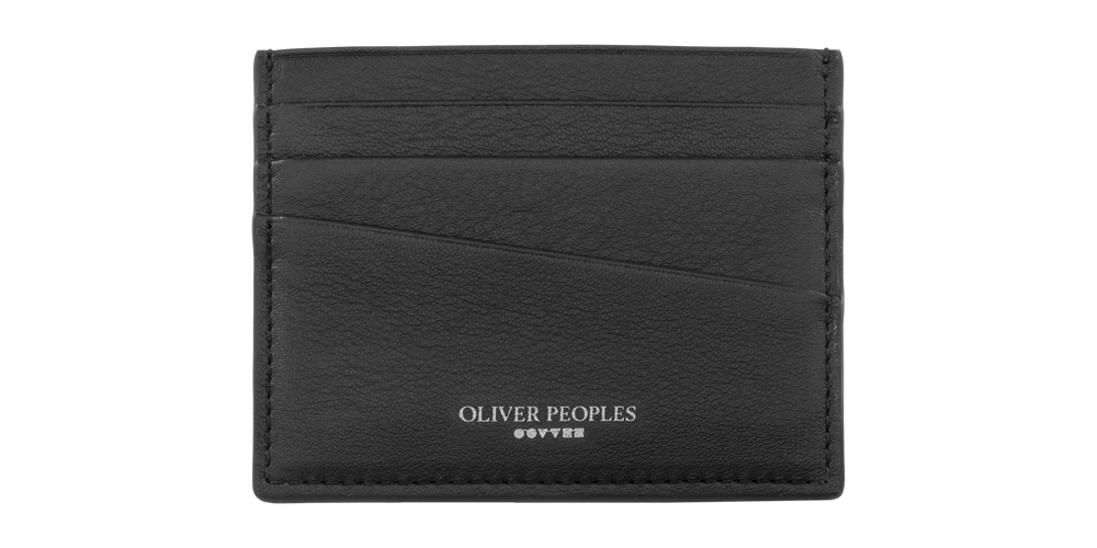 Visit Oliver Peoples Genuine Leather Card Holder - L'immagine 1