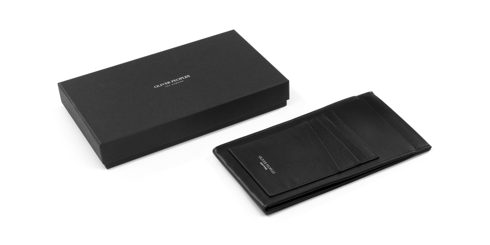 Visit Oliver Peoples Genuine Leather Case And Card Holder - Image 3