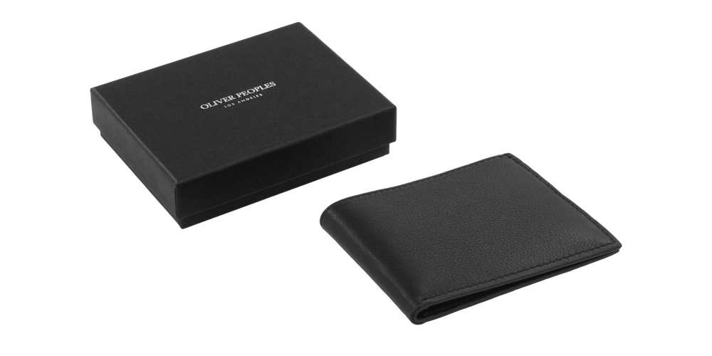 Visit Oliver Peoples Genuine Leather Billfold Wallet - image 1