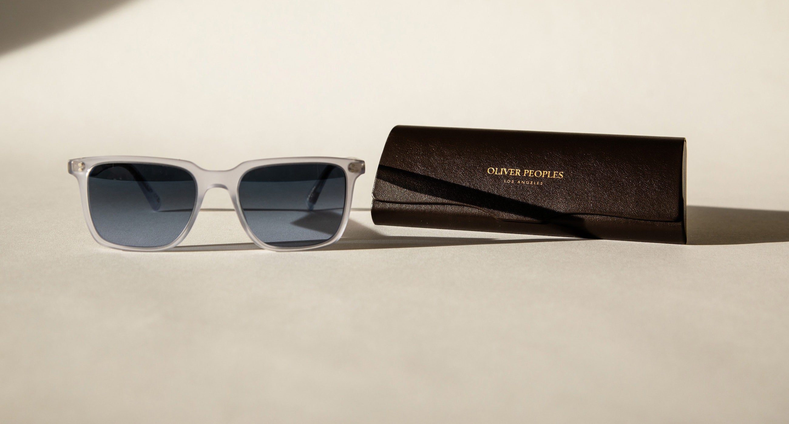 Oliver Peoples Lachman Sun Exclusive with Semi-Matte Crystal frame