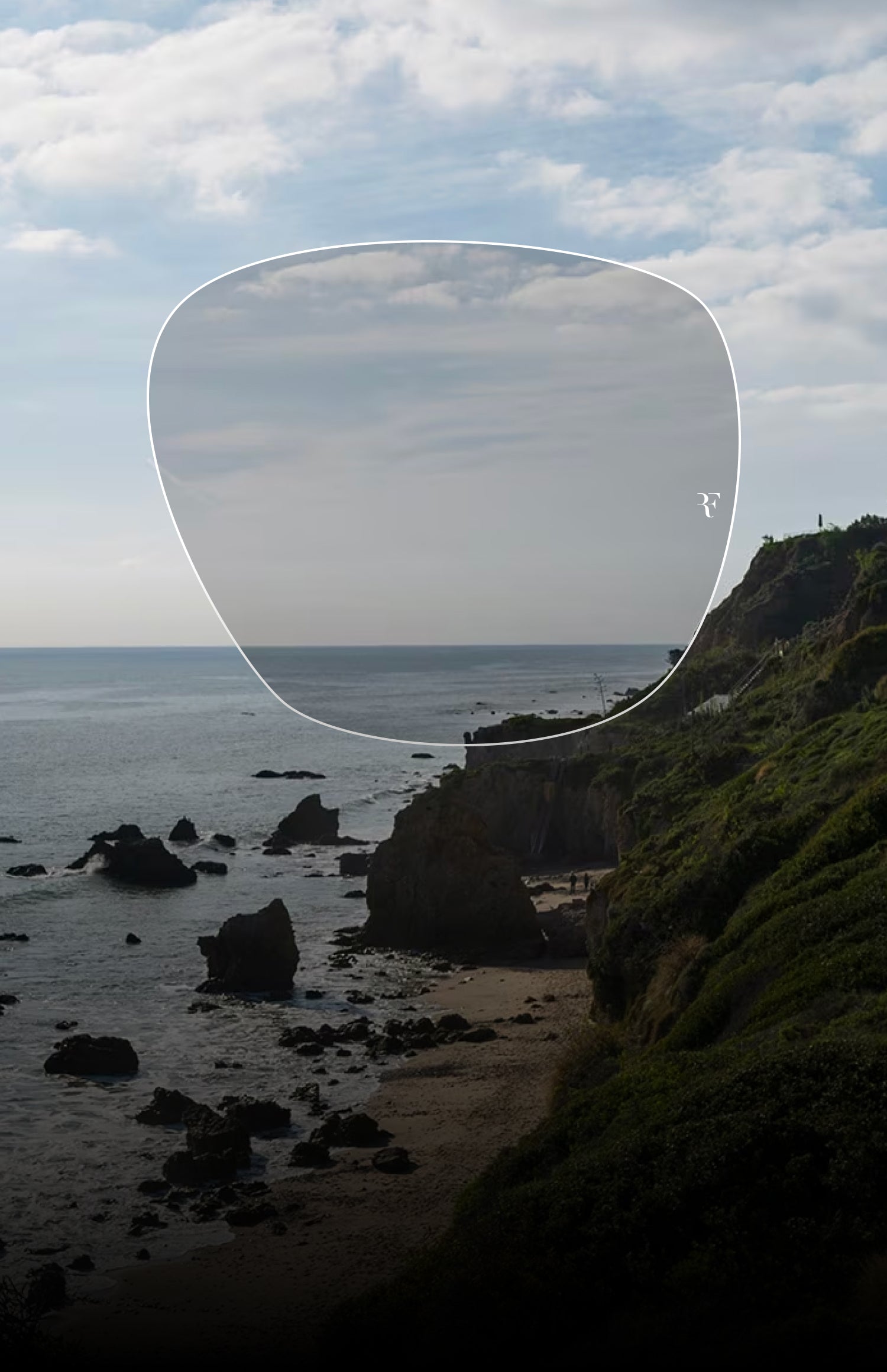 Oliver Peoples Mr. Federer II with Ash Blue frame and Marine Flash