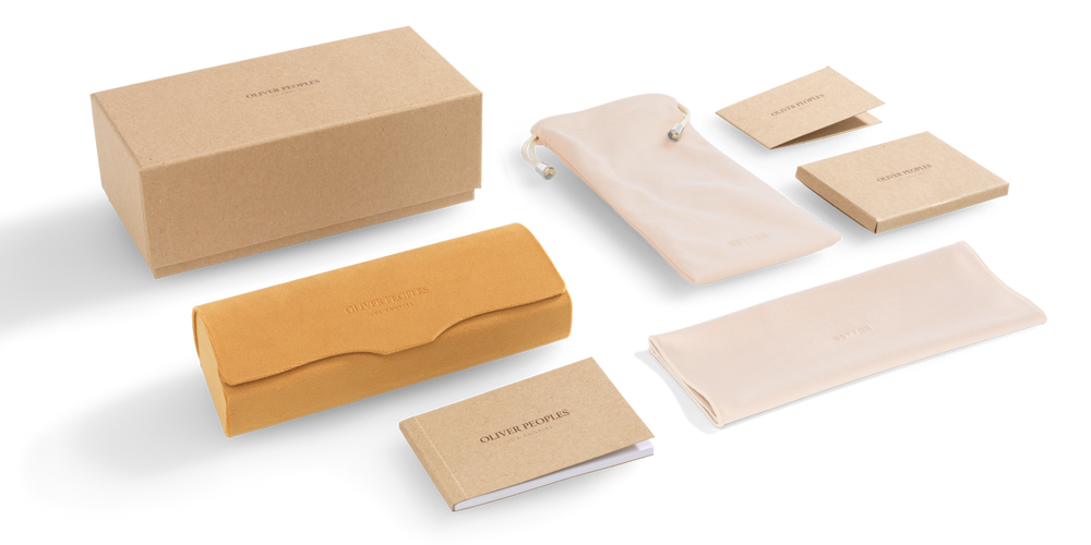 Oliver Peoples Forman L.A Exclusive con montura Madera dorada semimate y lentes Azul - imagen 6