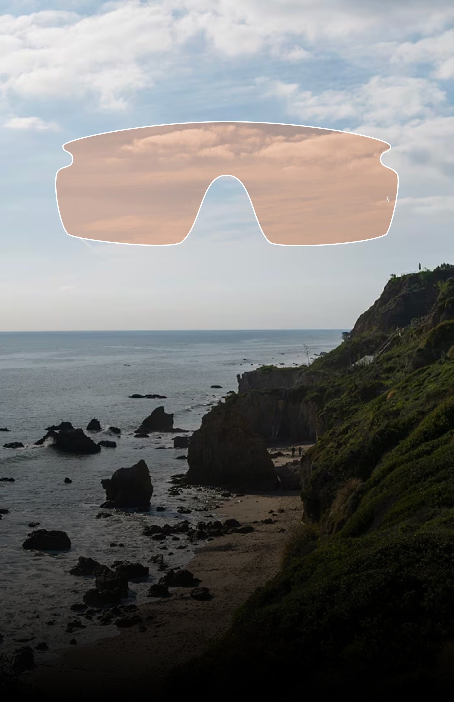 Oliver Peoples R-7 with Semi-matte Black frame and Clay lenses