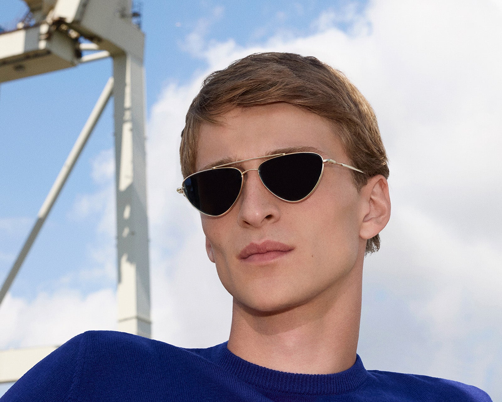 Oliver Peoples Edition 1 with Silver frame and Soft Silver Mirror