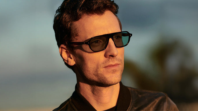OLIVER PEOPLES ブラック サングラス Oliver Peoples Lachman Sun with Black frame and Midnight Express