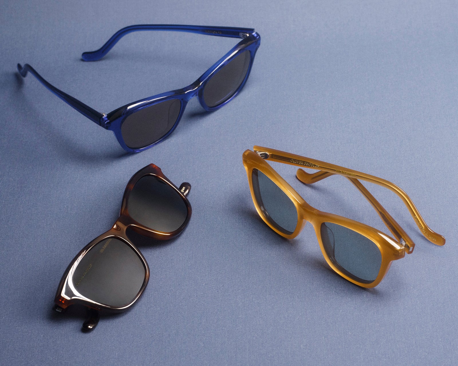 Oliver Peoples Edition 7 with Gold frame and Light Brown Wash